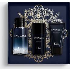 Dior sauvage men 100ml Dior Sauvage Gift Set EdT 100ml + Deo Stick 73g + Aftershave Balm 50ml