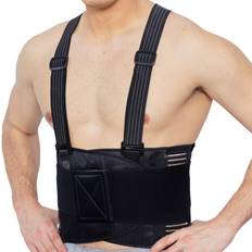 Mueller Back Support with Suspenders at