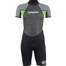Junior Wetsuits Hyperflex Junior Access Backzip Springsuit, Boys' 10, Black/Gray/Green Holiday Gift
