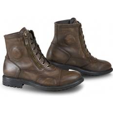 Falco Aviator Motorcycle Boots, brown, 43, brown