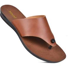 Aerosoft Lilac Comfortable Women Slide Sandals