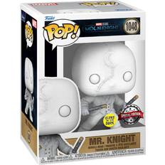 Plastic Toy Figures Funko Pop! Marvel: Moon Knight Mr. Knight Glow Walmart Exclusive