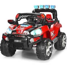 Costway Electric Vehicles Costway 12V Kids Ride On Truck Car SUV MP3 RC Remote Control w/ LED Lights