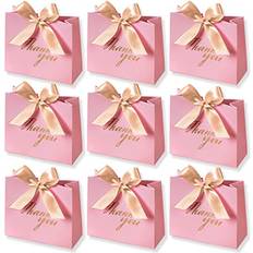 Jam Paper Gift Tags With String Medium 2 3/8 X 4 3/4 Pink 100/pack