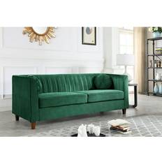 Chesterfield Sofas Arvilla Kitts Classic Green 80.7" 3 Seater