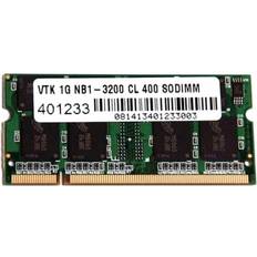 1 GB RAM Memory Visiontek 1 X 1Gb Pc3200 Ddr 400Mhz 200-Pin Dimm Memory Module