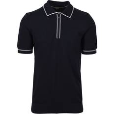 Boss Black Oleonardo Knit Polo T Shirt Navy