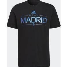 Clothing adidas 2022-23 Real Madrid Graphic Tee Black-Blue