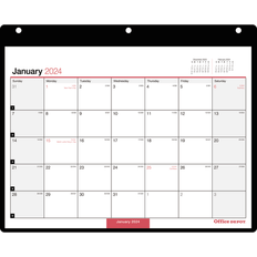 Office Depot Calendars Office Depot 2024 Brand Monthly Desk Wall Calendar To December 2024 OD201200