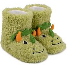 Grün Booties Totes Kids Dino Boot Slippers Green