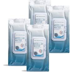 Water wipes Cosmetics Beauty Prescriptions 4 Pack Micellar Water Makeup Remover Facial Wipes