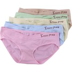 XXL Maternity & Nursing Wear Extreme Fit Women's Pregnancy & Postpartum Soft Cotton Underwear 5-Pack