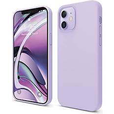 Elago Compatible with iPhone 12 Case iPhone 12 Pro Case Liquid Silicone Case for iPhone 12 Case for iPhone 12 Pro 6.1 Inch Purple