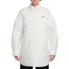 Nike Jackets Nike Women's Sportswear Essentials Quilted Trench Coat Sail/black Sail/black