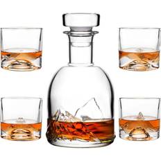 Whiskey Carafes The Peaks 33-oz. Crystal Decanter Whiskey Carafe