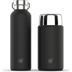 Food Thermoses on sale Minimal Insulated & Foldable Spoon Black Food Thermos 0.2gal