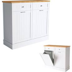 Wheelie Bin Storage TOLEAD Double Tilt Out Trash Cabinet 10 StandingNot include (Building Area )