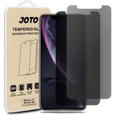 Procase Screen Protectors Procase JOTO Privacy Screen Protector for iPhone XR/iPhone 11 6.1 Inch Anti-Spy Tempered Glass Privacy Screen Protector for Apple iPhone XR/iPhone 11 Pack of 2
