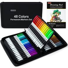  144 Pcs Colors Permanent Markers Bulk 12 Assorted Colorful  Markers Fine Point Permanent Markers Set Fine Tip Waterproof Markers Pen  for Kids Adult Coloring Doodling Marking : Office Products