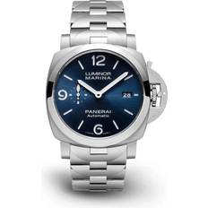 Panerai Wrist Watches Panerai Luminor Marina Specchio Blu 44mm Blue Bracelet
