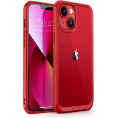 Supcase Mobile Phone Cases Supcase Unicorn Beetle Style Series for iPhone 13 2021 Release 6.1 Inch, Premium Hybrid Protective Clear Red