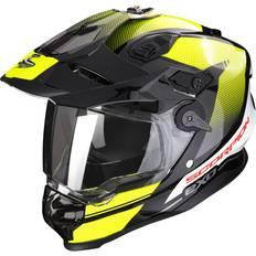 Full Face Helmets Motorcycle Helmets Scorpion ADF-9000 Air Trail Black Neon Yellow Adventure Helmet Yellow