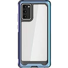 Ghostek Bumpers Ghostek Atomic Slim Clear Galaxy Note 20 Case with Space Metal Bumper Super Tough Armor Heavy Duty Protection and Wireless Charging Compatible Cover for 2020 Galaxy Note20 5G 6.7 Inch Prismatic