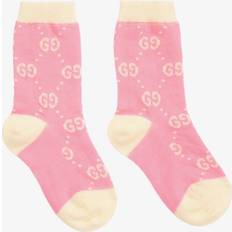 S Socken Gucci Kids Baby Socken GG aus Strick Pink 22-24