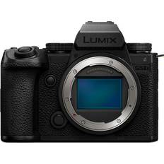 Panasonic Digital Cameras Panasonic Lumix S5 IIX Mirrorless Camera 64GB Memory Card Card Reader More