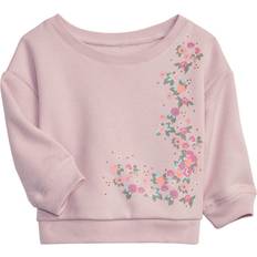 GAP Children's Clothing GAP baby girls Great Top Sweatshirt, Quartz Pink On Newborn