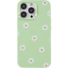 MAULUND Flexible Plastic Cover With Flowers for iPhone 13 Pro