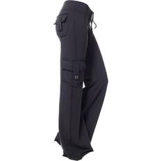 Cargo Pants - Women Tuduoms Women's Soft Cargo Pants - Black