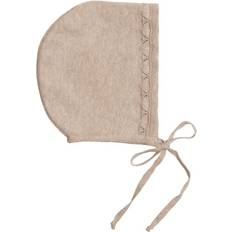 Huttelihut Lily Baby Beanie with Lace – Camel