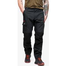 RevolutionRace Nordwand Pants Herren Charcoal Black/Lava, Größe:2XL Outdoorhose, Wanderhose & Trekkinghose