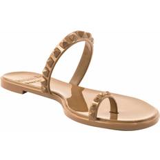 Maria Flat Jelly Sandals Nude Nude