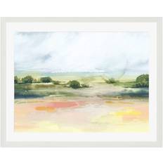 Joss & Main Sunlit Marsh I by Grace Popp White Photo Frame 12x8"