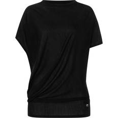 super.natural Damen Yoga Loose T-Shirt schwarz
