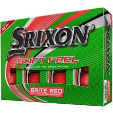 Rot Golfbälle Srixon Soft Feel 2021 Brite Balls