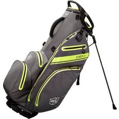 Wilson Golfbagger Wilson Staff Exo Dry Waterproof Stand Bag Charcoal/Citron/Silver