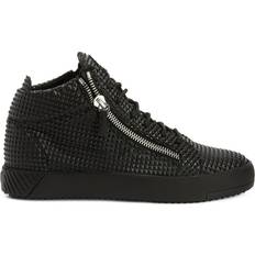Giuseppe Zanotti Sneakers Giuseppe Zanotti Frankie hi-top sneakers men Fabric/Rubber/Calf Leather Black