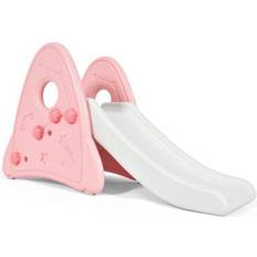 Costway Toys Costway Freestanding Baby Slide Indoor First Play Climber Slide Set for Boys Girls -Pink