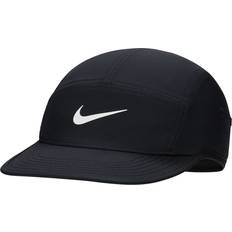 Nike Dame Tilbehør Nike Dri FIT Fly Unstructured Swoosh Cap - Black/Anthracite/White