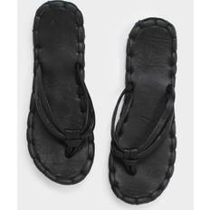 Aspiga Ladies Recycled Leather Sandals Black Black