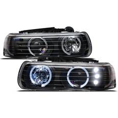 642167823339 DRL Halo LED Headlights