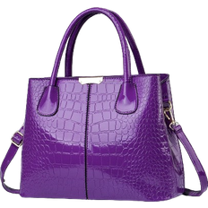 Shein Fashionable Crocodile Pattern Women's Handbag