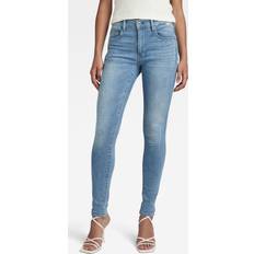 G-Star Damen - W33 Jeans G-Star 3301 High Skinny Jeans Hellblau 31-32