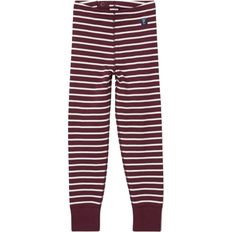 Polarn O. Pyret Kid's Striped Pants - Plum