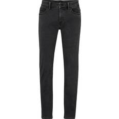 Hugo Boss Men Pants & Shorts Hugo Boss Slim-fit jeans in black stretch denim