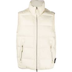 Vests Stone Island zip-up padded gilet men Polyamide/Spandex/Elastane/Polyamide/Spandex/Elastane/Feather Down Neutrals