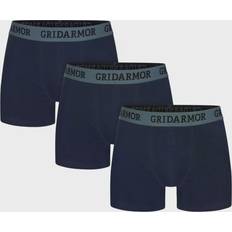 Bomull Dressjakker Gridarmor Men's Steine 3p Cotton Boxers 2.0, Navy Blazer